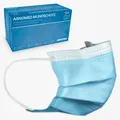 Produktbild: ARNOMED Mundschutz Typ IIR, 50 OP-Masken Einweg, Medizinische Maske, 4 Farben - Farbe: Blau