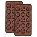 Produktbild: Birkmann, Chocolaterie, Pralinenform Rose, 2-teilig, aus lebensmittelechtem Silikon, BPA-frei, spülmaschinengeeignet, 21 x 11,5 cm I Einzelform 2,7 cm, 252738