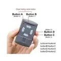 Produktbild: Garagentor-fernbedienung Hsm4 (868 Mhz), Ersatz Für Hörmann Hsm 4 Handsender, 868,3 Mhz, 4 Tasten, 30 M Reichweite, Mit Batterie