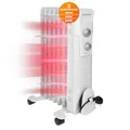 Produktbild: Clatronic® Ölradiator | Effiziente mobile Heizung | elektrische Heizung mit 7 Rippen | Radiator mit 3 Leistungsstufen | Slimline Heizkörper | bis zu 30qm | 1500 Watt | RA 3735