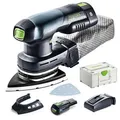 Produktbild: Festool Schwingschleifer DTSC 400 3,0 I-Plus, Akku/Netzbetrieb, 18V/3Ah, 100 x 150mm, 2 Akkus, Lader und Koffer