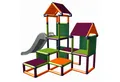Produktbild: move and stic Spielcenter GESA Klettergerüst für Kleinkinder mit Rutsche für In- und Outdoor, (328 tlg), Made in Germany
