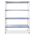 Produktbild: Durchbrochenes Aufbewahrungsregal für Lebensmittel, Breite 128 cm, Höhe 168,5 cm