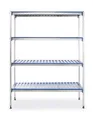 Produktbild: Aluminium-Aufbewahrungsregal , HENDI, 1280x405x(H)1685mm