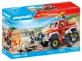 Produktbild: PLAYMOBIL Feuerwehr 71824 Feuerwehrtruck Seilwinde Wasserkanone 2 Figuren NEU