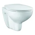 Produktbild: Grohe Wand-WC, Tiefspüler Set Bau Keramik alp-we, randlos, Abg. waag., mit Deckel