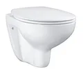 Produktbild: GROHE Bau Keramik - Wand-Tiefspül-WC Set inkl. WC Sitz (spülrandlos, Spülmenge 3/6 l, inkl. Befestigungsset), alpinweiß, 39351000
