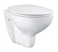 Produktbild: Grohe Wand-Tiefspül-WC Bau weiß, spülrandlos, inkl. WC-Sitz