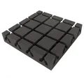 Produktbild: Akustikpur Akustikschaumstoff High End (B-Ware) Absorber SELBSTKLEBEND - Schall