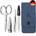Produktbild: marQus Maniküre Set 4 teilig Reiseset mit Feile aus Solingen Nagelpflegeset
