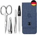 Produktbild: marQus Maniküre Set 4 teilig Reiseset mit Feile aus Solingen Nagelpflegeset