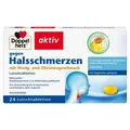 Produktbild: DOPPELHERZ gegen Halsschmerzen Lutschtabletten 24 St