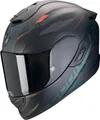 Produktbild: Scorpion Exo-1400 Evo 2 Air Luma Helm, schwarz matt/grün, 2XL (63/64)