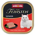 Produktbild: animonda Vom Feinsten Senior mit Rind 32x 100 g Katzenfutter Nassfutter