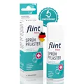 Produktbild: flint Med Sprühpflaster – Verschließt und schützt die Wunde, wasserfest, atmungsaktiv, elastisch und transparent, Pflasterspray klinisch bewährt, bis zu 80 Anwendungen, 50 ml