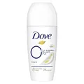 Produktbild: Dove Deodorant Roll-On Original 0% Deo ohne Aluminiumsalze mit 48 Stunden Schutz gegen Körpergeruch 50 ml