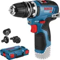 Produktbild: Bosch Akku-Bohrschrauber GSR 12V-35 FC, 12V, mit 4 Aufsätzen und Koffer