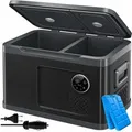Produktbild: KESSER Kompressor Kühlbox 2in1 Doppelzone 31, Schwarz Anthrazit