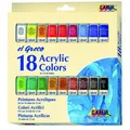 Produktbild: Kreul Acrylfarben El Greco auf Wasserbasis schnell trocknent 18er Set