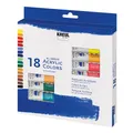 Produktbild: KREUL eL Greco Acrylfarben farbsortiert, 18 St.