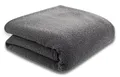 Produktbild: Biederlack Wohn- und Kuscheldecke Teddy 'Uni' 150 x 200 cm Graphite - 808899