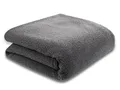Produktbild: Biederlack Wohndecke Teddy Graphite 150x200cm Kuscheldecke dunkelgrau anthrazit