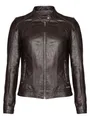 Produktbild: MUSTANG Damen Lederjacke Blanca Dark Brown XXL