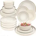 Produktbild: Sänger Tafelservice, Creme, Stein, 24-teilig, 27x6.5x27 cm, kratzfest, Essen & Trinken, Geschirr, Geschirr-Sets, Tafelservice