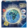 Produktbild: Ravensburger 3D Puzzle Erde im Nachtdesign Nachtlicht 11844 - Puzzle-Ball - 72 T