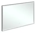 Produktbild: Villeroy & Boch Subway 3.0 Spiegel mit Beleuchtung (1x LED) 1200 x 750 mm - Black Matt / White Matt - A46312BC