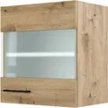 Produktbild: Flex-Well Exclusiv Küchen-Glas-Oberschrank Cara 50cmx55cm Artisan Eiche