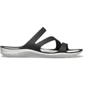 Produktbild: CROCS SWIFTWATER SANDAL W - Uni., black/white (W7 / 37-38 EU)