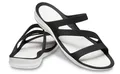 Produktbild: Crocs Sandale Swiftwater weiss/schwarz Damen Badeschuh