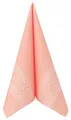 Produktbild: APARTina 50 Servietten Spitze 40x40 cm stoffähnlich Airlaid - SCARLETT, stoffähnliche Hochzeitsservietten, hochwertige Serviette Taufe Kommunion Konfirmation (Pfirsich)