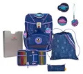 Produktbild: DER DIE DAS leichter Schulrucksack, ErgoFlex Deep Ocean Set 5-teilig, ca. 22 l Volumen, ca. 800 g Gewicht