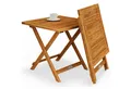 Produktbild: Casaria Klapptisch Akazie (1-St), Holz Vollmontiert Klappbar 80kg Belastbar 46x46cm wetterfest Balkon
