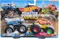 Produktbild: Hot Wheels Monster Trucks Demolition Doubles 1/64 - Metallauto - Dragbus vs Beetle