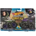 Produktbild: Hot Wheels Monster Trucks Demolition Double 1/64 - Metal Car - Buzz Lightyear vs Zurg