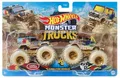 Produktbild: LAND-ROVER 022 vs 75 UNIMOG Auto Hot Wheels Monster Trucks Demolition Doubles