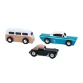 Produktbild: Classic World Holz-Tourenwagen-Set, 3-tlg.
