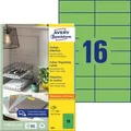 Produktbild: Avery Zweckform 3454 grüne Etiketten 105 x 37mm, 1600 Stück