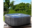 Produktbild: BRAST Whirlpool aufblasbar Tekapo für 4-6 Personen, aufblasbares Aufstellbecken, aufblasbarer Whirlpool, (In-Outdoor Pool 108 Massagedüsen Timer Heizung), Aufblasfunktion per Knopfdruck Bubble Spa Wellness Massage
