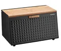 Produktbild: Klausberg Brotbox Brotkasten Brotkiste Holz Edelstahl Brotkorb (Black)