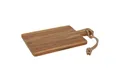 Produktbild: HAC24 Schneidebrett Küchenbrett Holz Servierbrett Küche Schneide Brett Hackbrett, Holz, (1-St), Teakholz mit Griff 34x18x1,5 cm