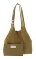 Produktbild: COCCINELLE C-Easy Handbag Suede Schultertasche Seagrass / Seagrass khaki Neu