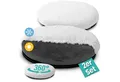 Produktbild: ELONEO Drehkissen ⌀ 39 cm, ideal für Auto, Bett, Sofa & Sessel, 2-tlg., mit zwei Bezügen, 360° drehbar mit rutschsicherer Unterseite, Somme & Winter Bezug