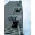 Produktbild: MUNK Günzburger Steigtechnik 530100 Edelstahl Einzügige Steigleiter Montage mit Werkzeug DIN 18799