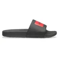 Produktbild: HUGO für Herren. 50548061 Flip-Flops mit Logo auf dem Riemen schwarz (40), Wohnung, Keine, Strandbekleidung