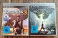 Produktbild: 2x PS3 | Dragon Age Inquisition + Uncharted 3 | DEUTSCHE Version | vollständig