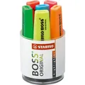 Produktbild: 1 bis 20x STABILO Textmarker BOSS ORIGINAL, 6er Rundbox - SPARE BIS ZU 54%